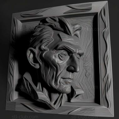 3D model Oskar Kokoschka (STL)